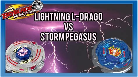 TBT Storm Pegasus vs Lightning L Drago Beyblade Metal Fusion - YouTube