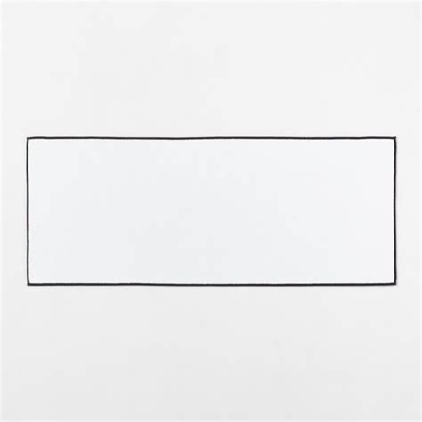 Range Organic Cotton White Bath Runner Rug with Black Trim 24"x60" + Reviews | CB2