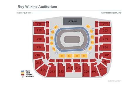 Roy Wilkins Auditorium Seating Charts | Saint Paul RiverCentre