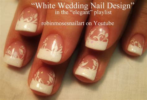 Nail Art Design: White Flower Nails, Perfect wedding nails, DIY wedding nails, Wedding Ideas ...