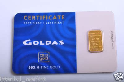 2.5gr Gold Bar Certificate | #90400779