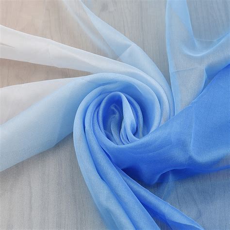 30D Chiffon Sheer Gauze Ombre Gradient Fabric Tissue DIY Clothing Dress Material | eBay