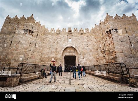 Israel, Damascus Gate; Jerusalem Stock Photo - Alamy