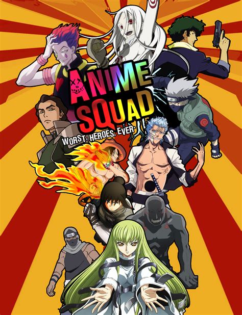 Anime Squad (WIP) by CLANNADAT on DeviantArt