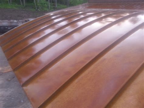 Radius Corten Standing Seam | Metal roof, Standing seam, Corten