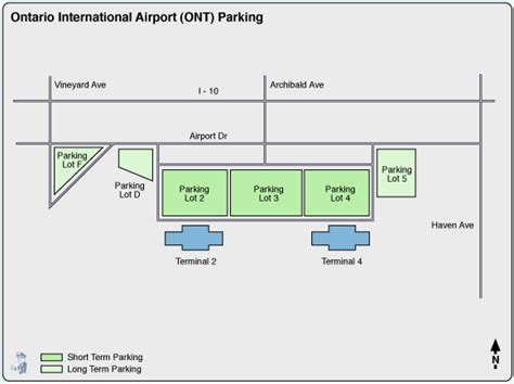 LA Ontario Airport Parking | ONT Airport Long Term Parking Rates & Map