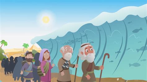 Moses Led the Crowd of Israel (Animated, with Lyrics) - Bible Heroes ...