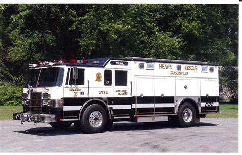 GRASONVILLE MD FD PIERCE HEAVY RESCUE | Fire trucks, Big trucks, Fire rescue