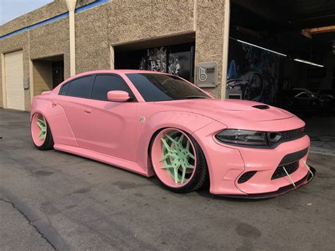 Shirokai Dodge Charger Pink Flamingo Flexes Widebody On, 41% OFF