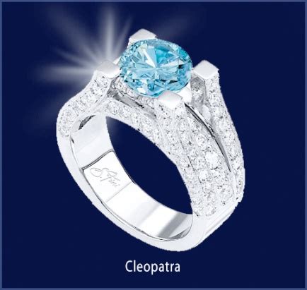 Sophia Fiori Blue Diamond ring | Jewelry | Pinterest