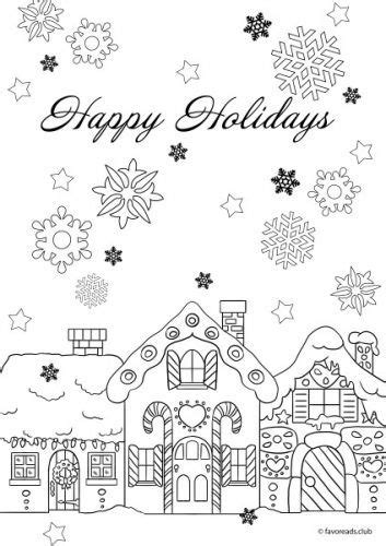 Printable Holiday Coloring Pages Worksheets - Tedy Printable Activities