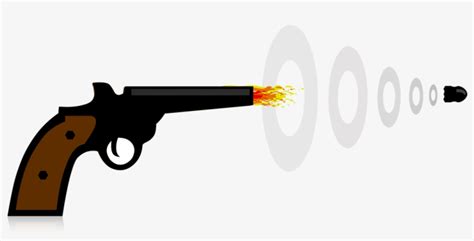 Gun Shoot Bullet - Cartoon Gun Shooting Bullet Transparent PNG ...