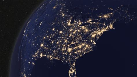 Earth at Night, North America [hd video] | Unprecedented New… | Flickr