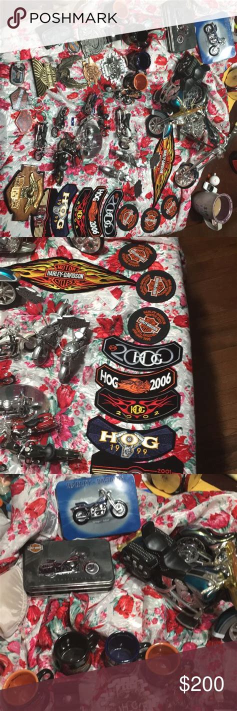 Lot of Harley Davidson merchandise | Harley davidson merchandise ...