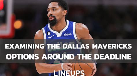 Dallas Mavericks Options Ahead of the NBA Trade Deadline 2023