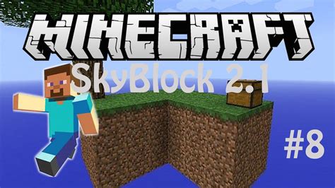 Minecraft "SKYBLOCK" 2.1 Episode 8 Mushroom Farm & Mobs! - YouTube