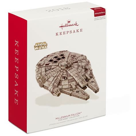 Hallmark Keepsake Christmas Ornament 2018 Star Wars Millennium Falcon ...