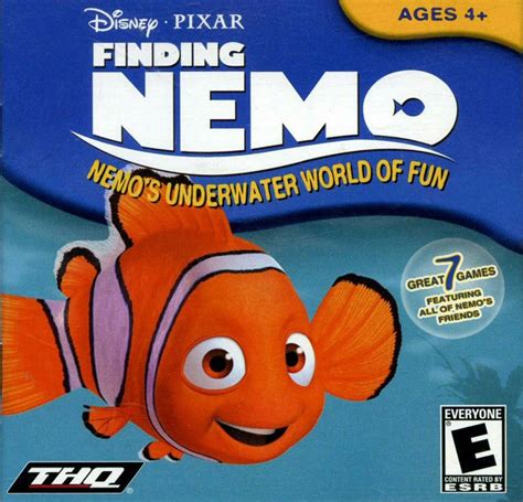 Disney•Pixar Finding Nemo: Nemo's Underwater World of Fun (2003) box cover art - MobyGames