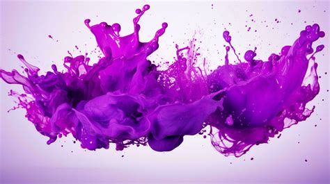 AI generated Purple color splash background 36226831 Stock Photo at ...