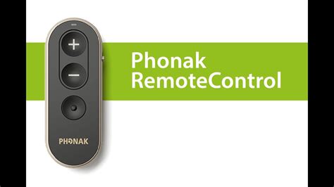 Phonak RemoteControl FINAL - YouTube