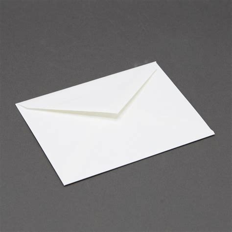 4 3/4 x 6 1/2 Bright White A6 Envelopes - Square Booklet Flap 4 x 6 Envelopes for Invitations ...