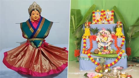 Gowri Habba Decoration Ideas 2022: Know How to Prepare Mantapa for Goddess Gauri and All Things ...