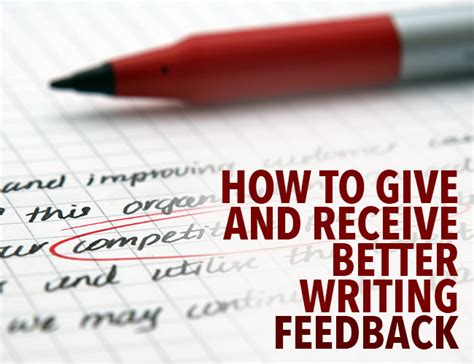 Looking for great feedback on your writing? Be specific about what you're looking for. Type Of ...