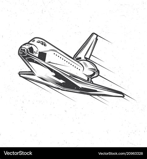 Spaceship Royalty Free Vector Image - VectorStock