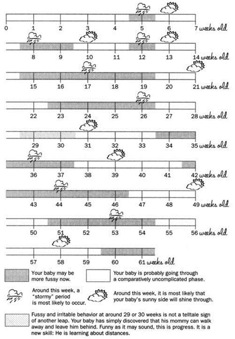 Baby growth spurts | Wonder weeks chart, Wonder weeks, Baby growth spurts