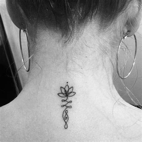 50 Beautiful & Trending Small Tattoos Designs For Girls/Women’s Neck ...