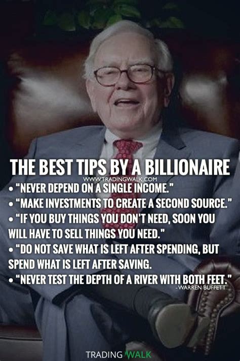 The best tips by a billionaire. Warren Buffett quotes on how to become ...