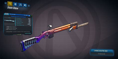 Changing Weapon Skins Borderlands 3 - Worrell Twor1959