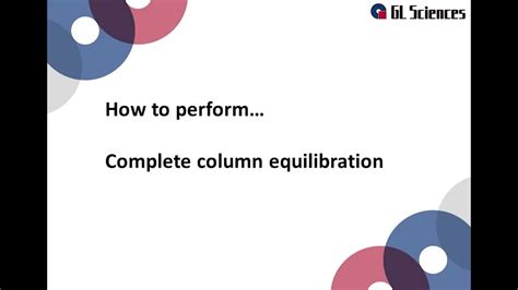 HPLC Column Troubleshooting -- Effect of Column Equilibration. - YouTube