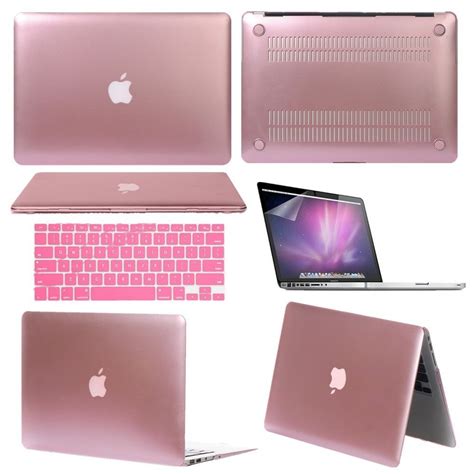 Glossy Metallic Hard Case for Mac Macbook Air Pro Retina 11" 13" 15 ...