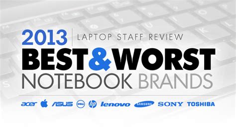 Best and Worst Notebook Brands 2013