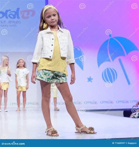 Fashion Show. Kids, Girl on Podium. Editorial Photography - Image of children, show: 71660597