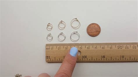 Hoop Earring Size Chart Cm