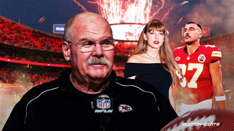 Chiefs' Andy Reid jokes about setting up Travis Kelce & Taylor Swift