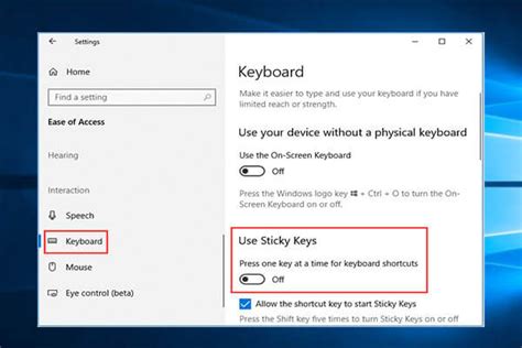 How to Turn Off Sticky Keys on Windows 10 (4 Ways) - MiniTool