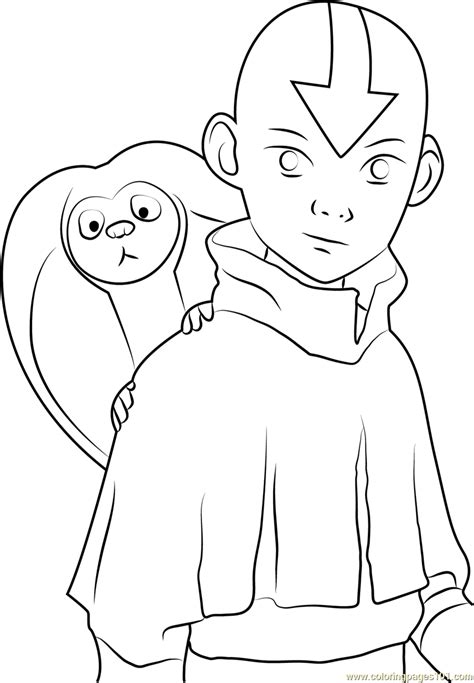 Printable Avatar Coloring Pages