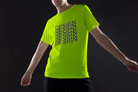 Sublimation T-shirt Mockup for Men Graphic by IRSHOP · Creative Fabrica