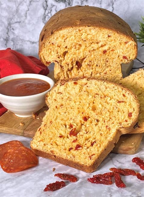 Pizza Bread Loaf with Pepperoni | 24Bite® Recipes