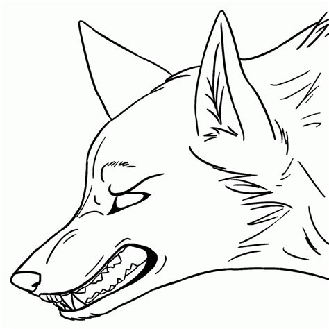 Coloring Pages Of Anime Wolves - Coloring Home