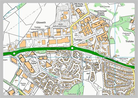 Truro Street Map– I Love Maps