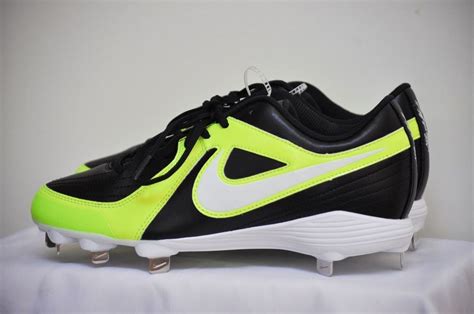 Nike Unify Strike Softball Cleats 537679-017 Black/Neon Green size 9 | Softball cleats, Cleats ...