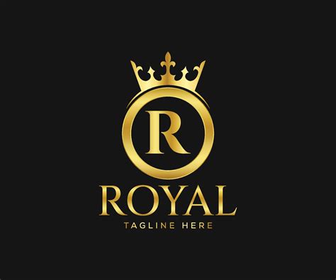 Luxurious Royal Logo Design. Letter R Logo Design Template. 10626383 ...