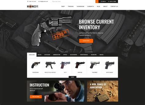 10 Best Weapon & Gun Store WordPress Themes 2025 - Colorlib