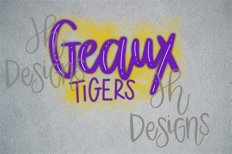 Geaux Tigers Graphic by JH Designs · Creative Fabrica