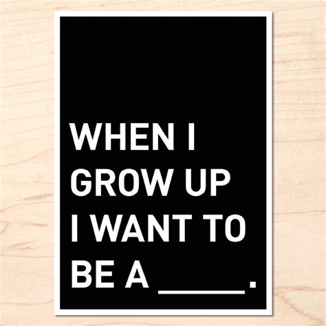 When I Grow Up | Printable kids poster, Art wall kids, Kids poster