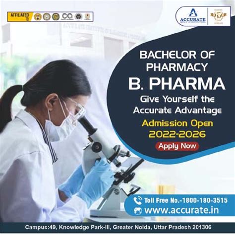 Admission Open for 2022-2026 Accurate College Of Pharmacy